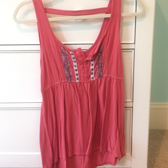 Pink Summery Tank Top - Picture 1 of 4