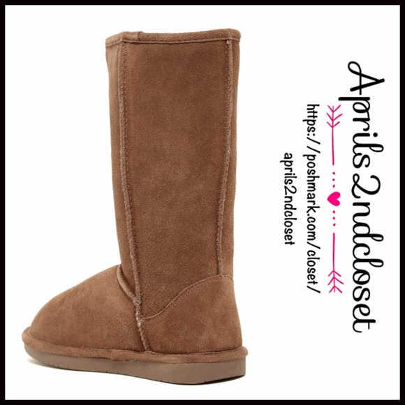 SHEARLING LINED BOOTS COZY SUEDE OUTDOOR WINTER BOOTIES A2C - Picture 4 of 8