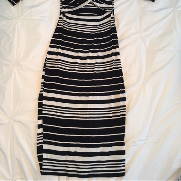 Striped Cutout Dress