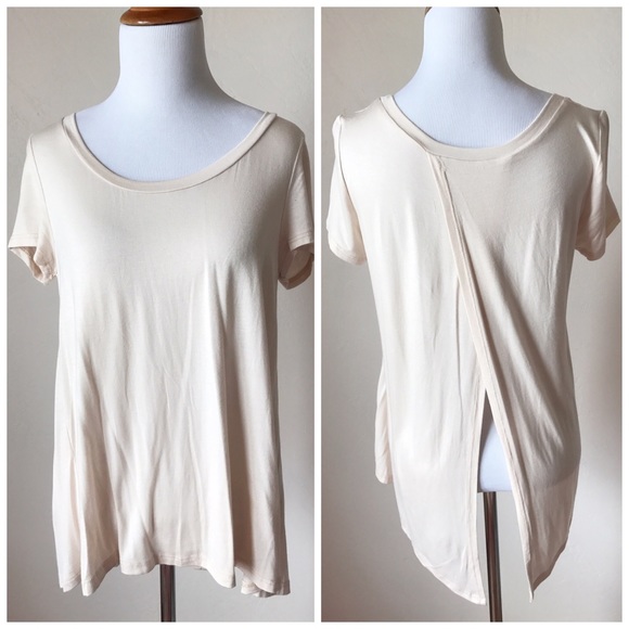 Softest Modal Knit Split Back Top - Picture 2 of 2