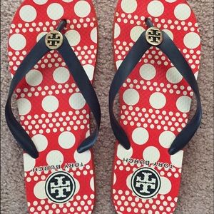 Tory burch flip flops