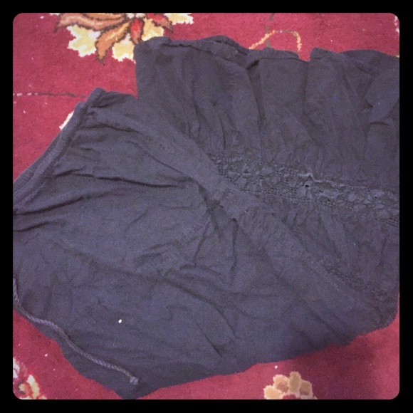 100% cotton black skirt size 22/24