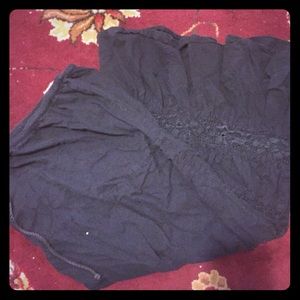 100% cotton black skirt size 22/24