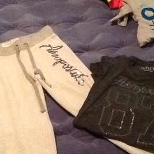 Aeropostale tee size xs sweat pants xs