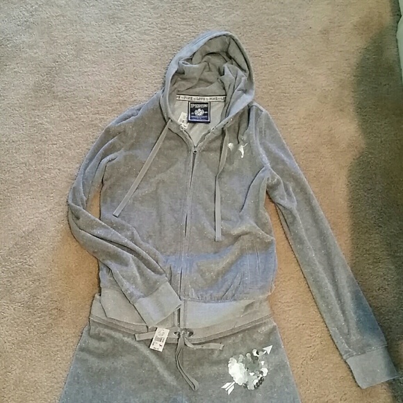 Victorias Secret Pink Jacket and Pant Set