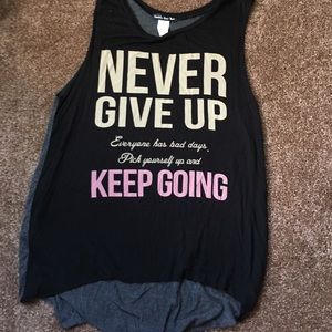 HOLD ❤️ Never Give Up Tank