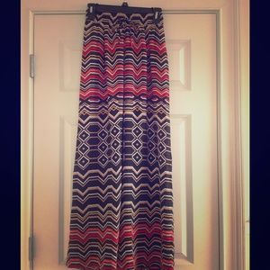Geometric design palazzo pants