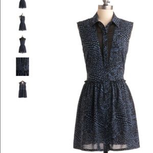 🌂ModCloth "Windowpane Rain Dress"🌂