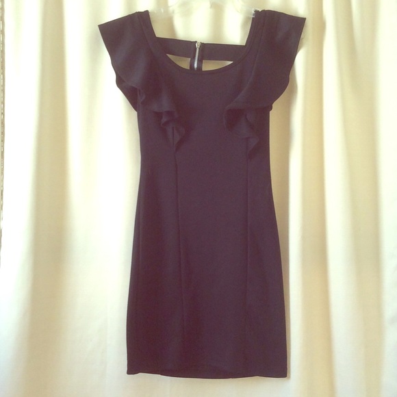 Black cocktail dress