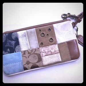 Coach Patchwork Wristlet