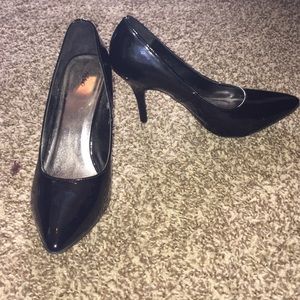 Mossimo Shiny Black Heels