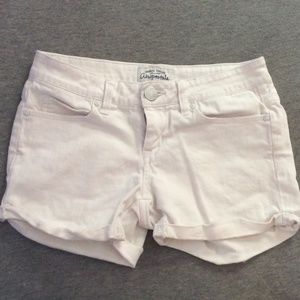 Aeropostale White Jean Shorts