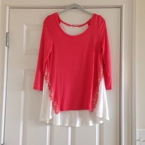 Spring tunic blouse