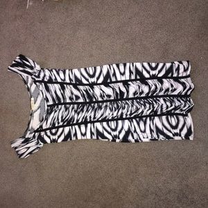 Black and white dress