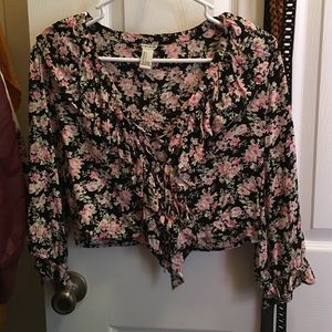 Floral crop top