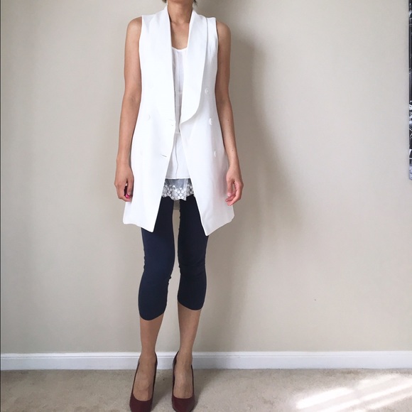 White vest top dress - Picture 4 of 4