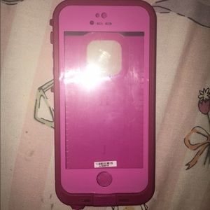Pink iPhone 5 Lifeproof Case
