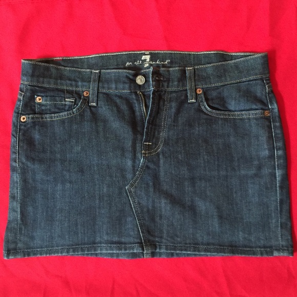 🔻SALE 🔻 7 for All Mankind Denim Mini Skirt