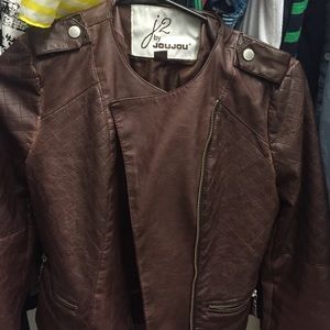 J2 by joujou faux leather jacket