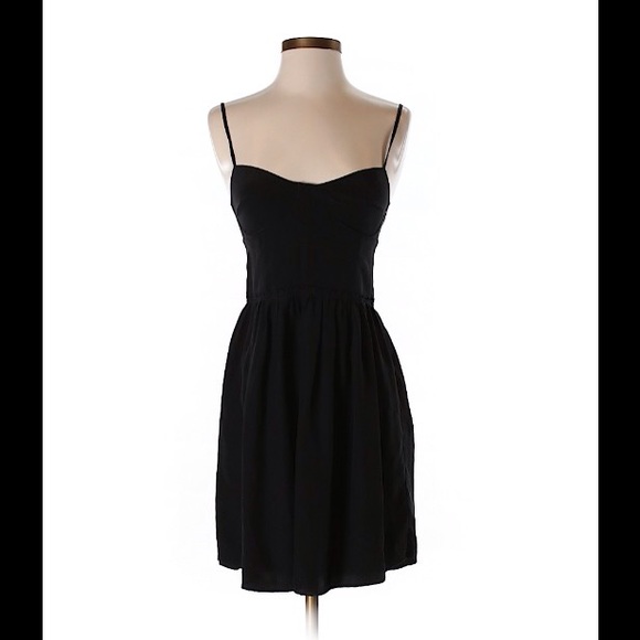 Black 100% Silk Dress