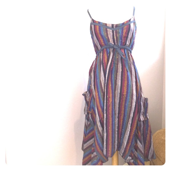 Jayli Striped Midi Dress