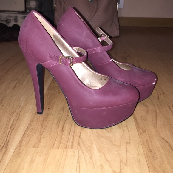 Maroon heels