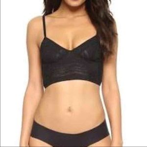 Free people Black lace bralette✨
