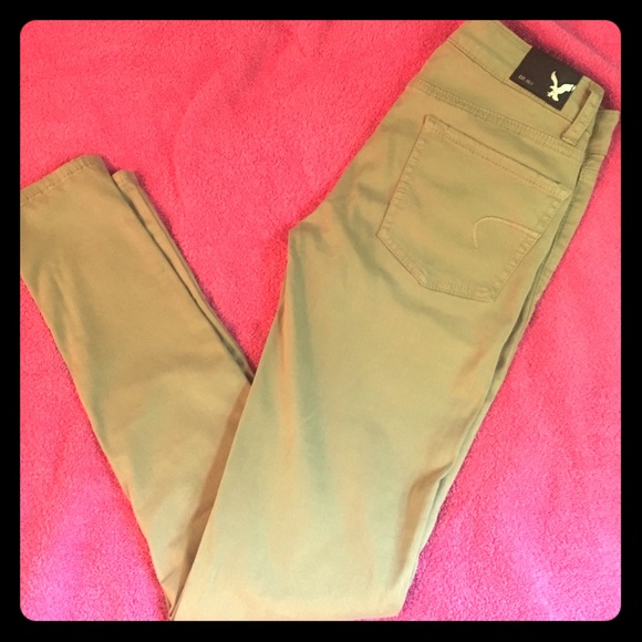American Eagle Khaki Jeggings