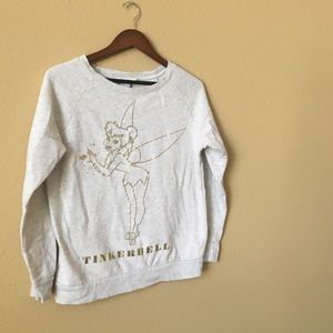 Forever 21 Vintage Disney Tinker Bell Crew Neck