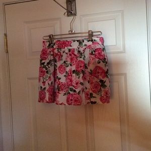 Floral skort