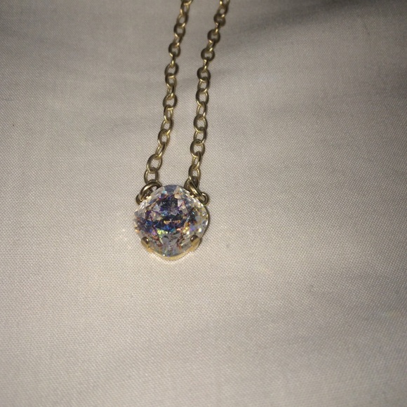 Victoria Lynn clear pitina necklace