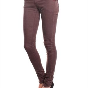 AG The Legging Super Skinny Corduroy in Mink