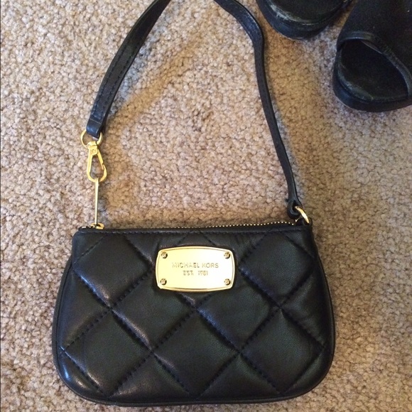 Black Michael Kors Wristlet