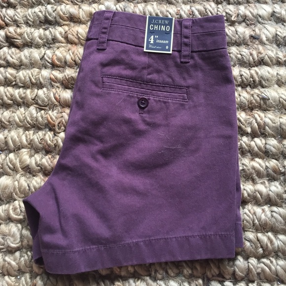JCrew 4" Chino Shorts