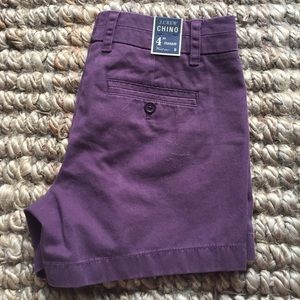 JCrew 4" Chino Shorts