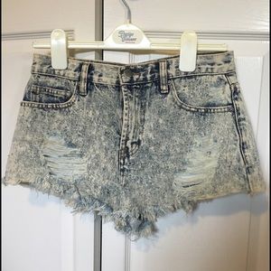 Jean shorts