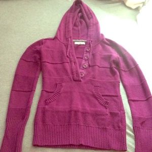 Aeropostale Pull Over Sweater With Hoodie