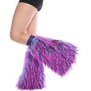 Rave Ready Turquoise, Purple & Pink Fluffies