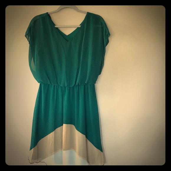 NEW silky Green dress