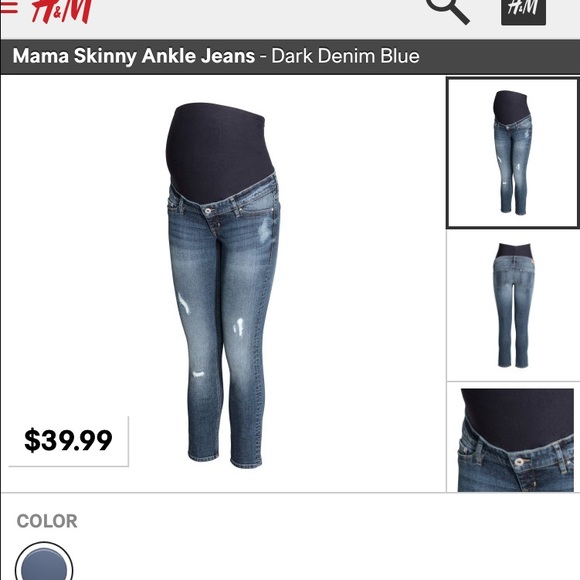 Maternity skinny jeans