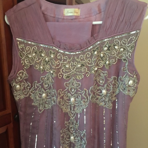 Beautiful Pakistani anarkali dress suit - Picture 2 of 3