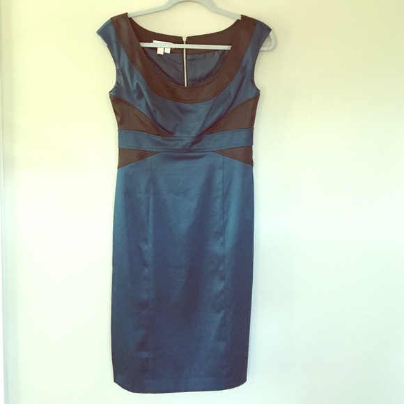 London Times turquoise dress