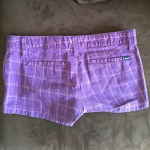 A size 5, Hurley shorts.