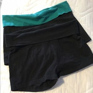 2 pairs of Aerie gym/yoga shorts
