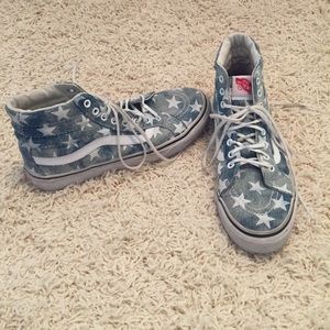 Star Denim High Top Sneakers