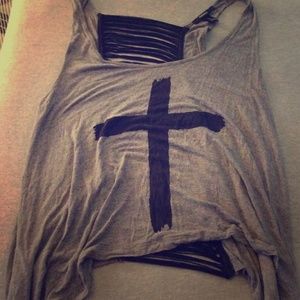 Forever 21 Cross And Open Stringed Up Back