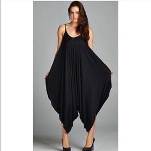 black harem jumpsuit