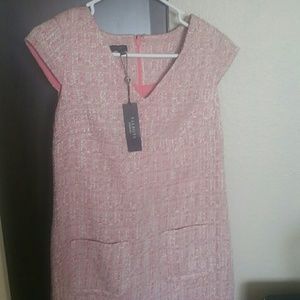 Pink dress talbots brand