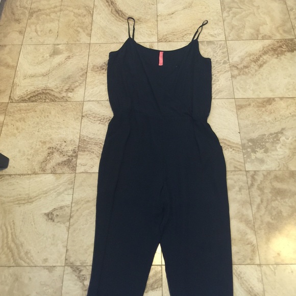 Eight Sixty Black camisole romper