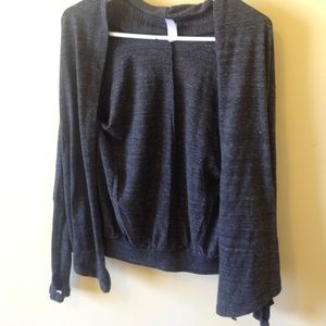 Dark gray sweater